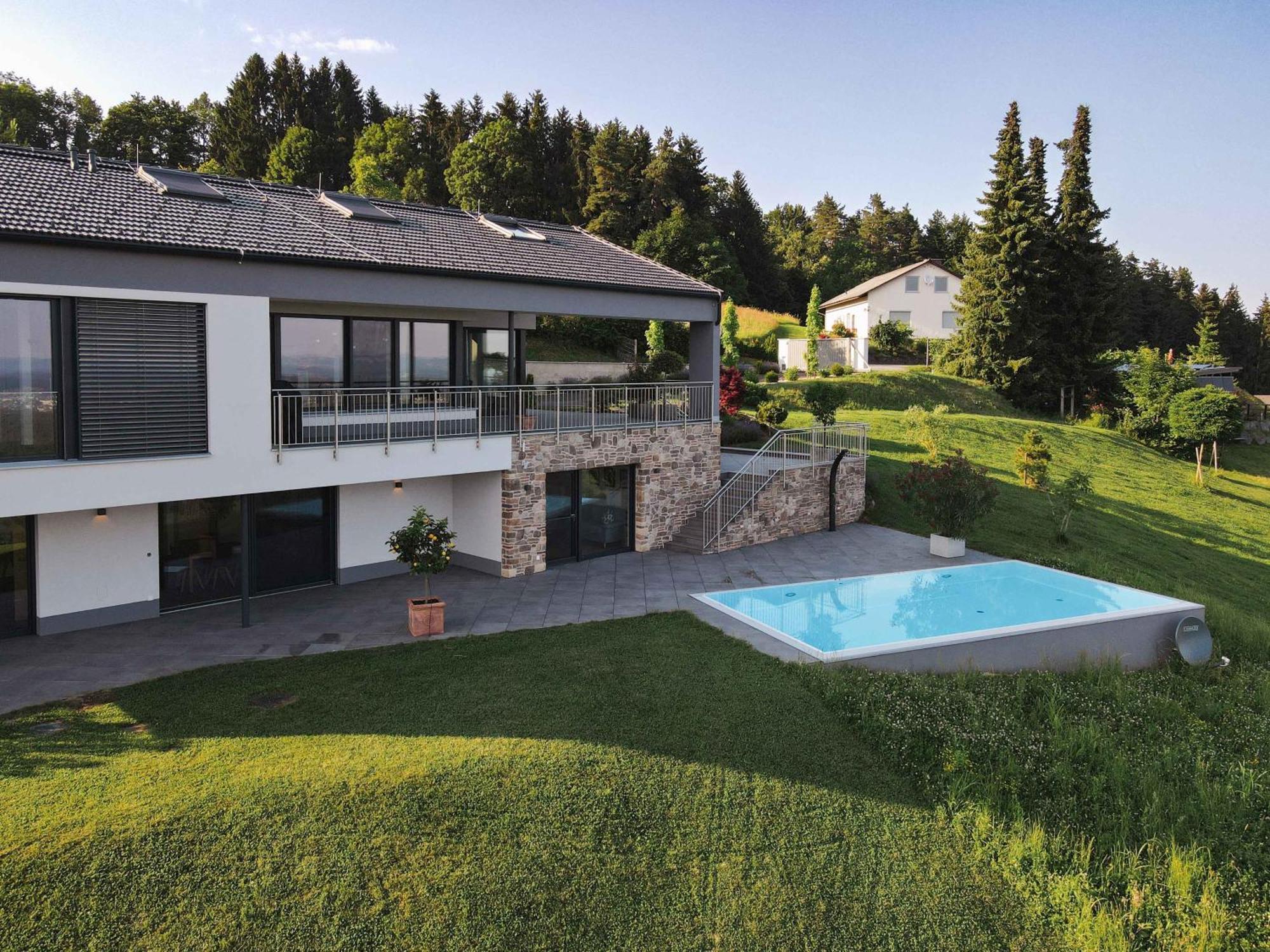 Greim15 --- Ganzes Ferienhaus Mit Fernsicht, Pool, Wellness دويتشلاندزبرغ المظهر الخارجي الصورة