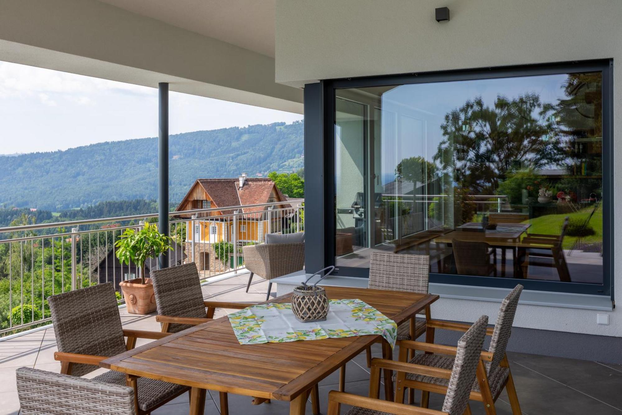 Greim15 --- Ganzes Ferienhaus Mit Fernsicht, Pool, Wellness دويتشلاندزبرغ المظهر الخارجي الصورة