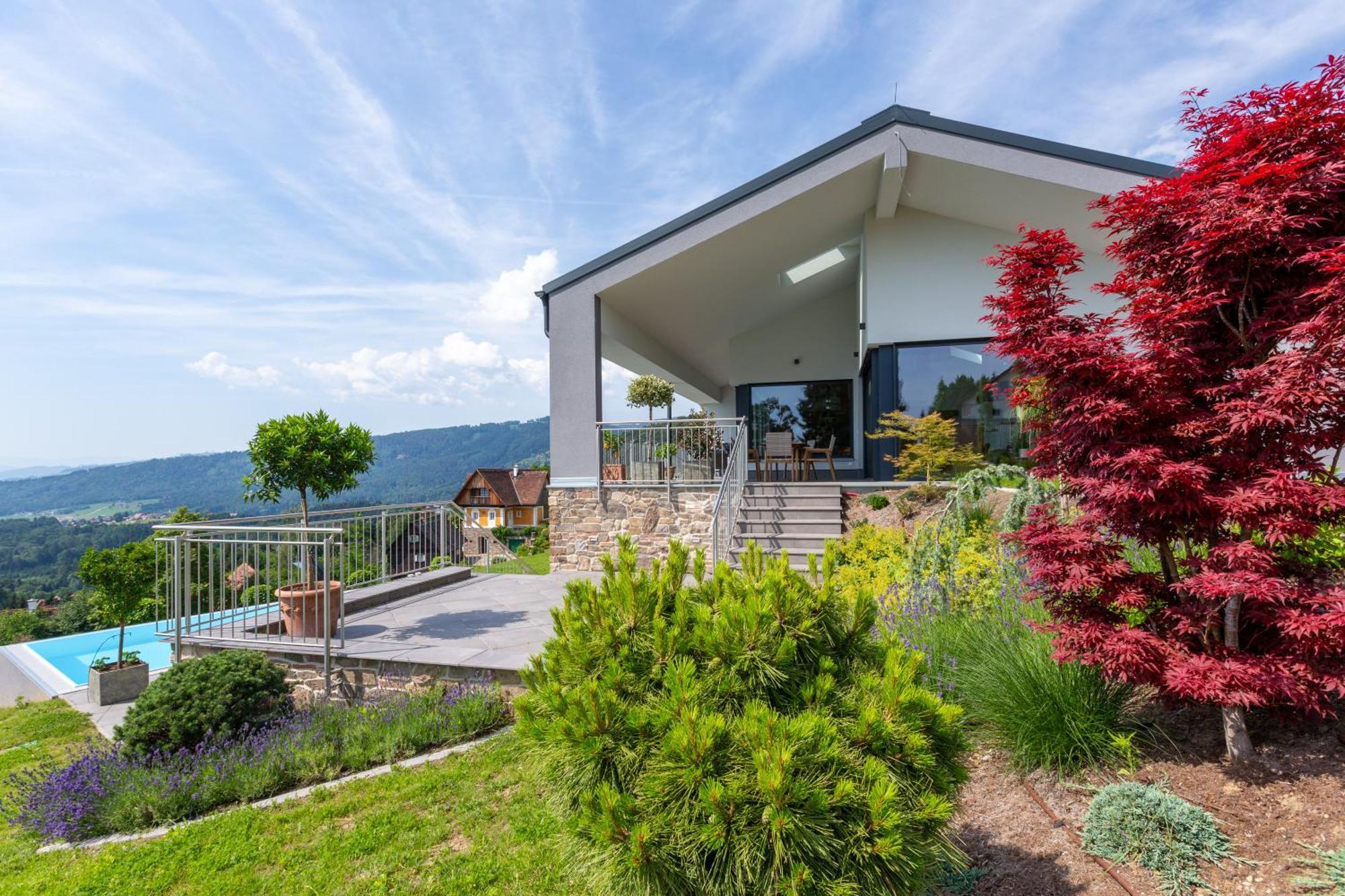 Greim15 --- Ganzes Ferienhaus Mit Fernsicht, Pool, Wellness دويتشلاندزبرغ المظهر الخارجي الصورة